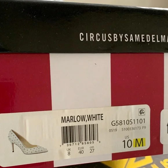 Circus by Sam Edelman White Studded Heels - Picture 5 of 8